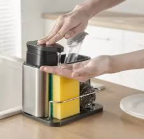 DISPENSADOR DE JABON 3 EN 1